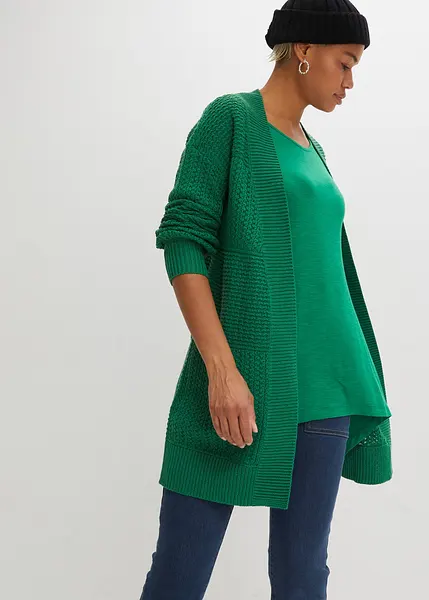Cardigan da donna a maniche lunghe, morbido, comodo