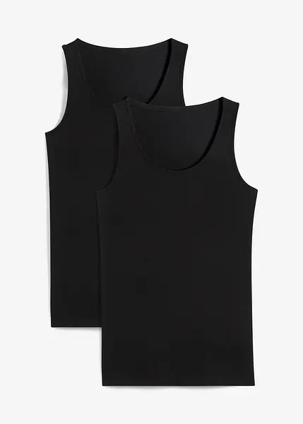 Orrpally Confezione Da 4 Canotte Donna – Leggere In Modal Ed Elastan – Taglia M – Top Basic Con Spalline Regolabili - 4