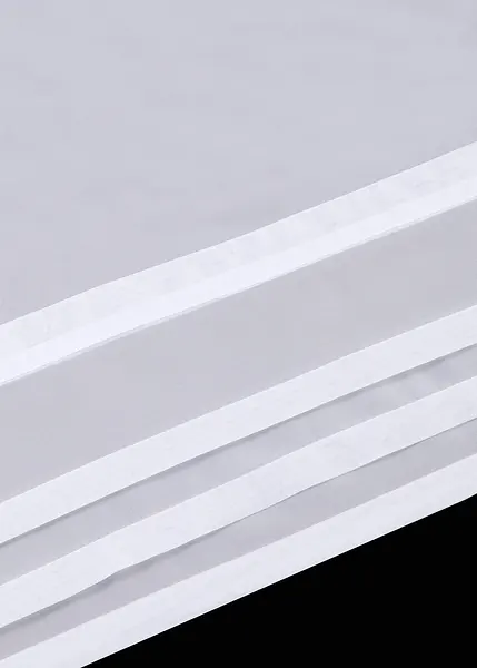 ESLIR - Tenda a pacchetto con passanti, in voile alla moda, trasparente, per la cucina, 1 pezzo, 100 x 155cm (L x A), colore sabbia