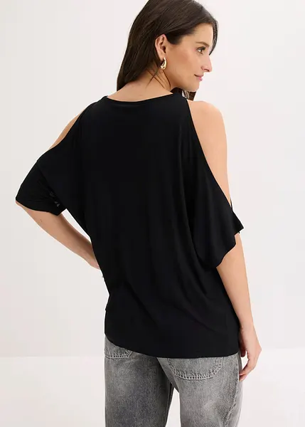 Ambush Crop Top a Spalle Scoperte con Dettaglio Cut Out donna