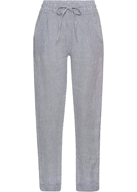 Pantaloni in misto lino