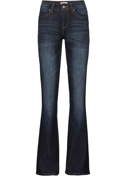 Jeans bootcut in stretch confortevole, vita media