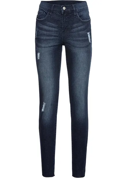 Jeans skinny cropped, vita media