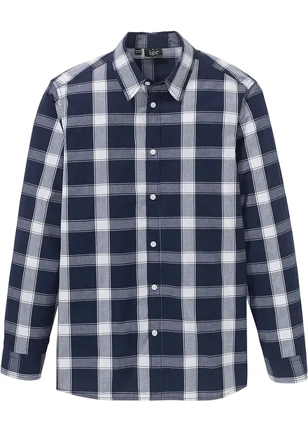 Camicia a maniche lunghe in puro cotone