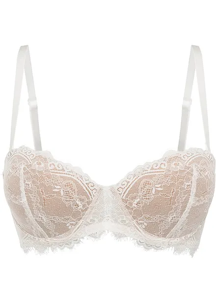 Reggiseno a balconcino in pizzo delicato