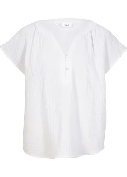 Top in mussola di puro cotone