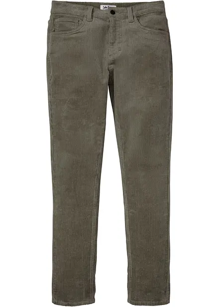 Pantaloni in velluto elasticizzato dal taglio comfort, slim fit