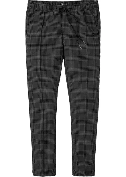 Pantaloni in simil lana con cinta comoda, regular fit