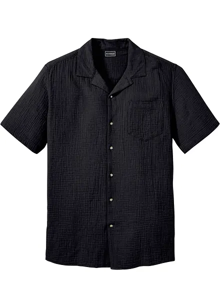 Camicia a maniche corte in mussola