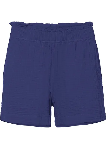 Shorts in mussola di puro cotone