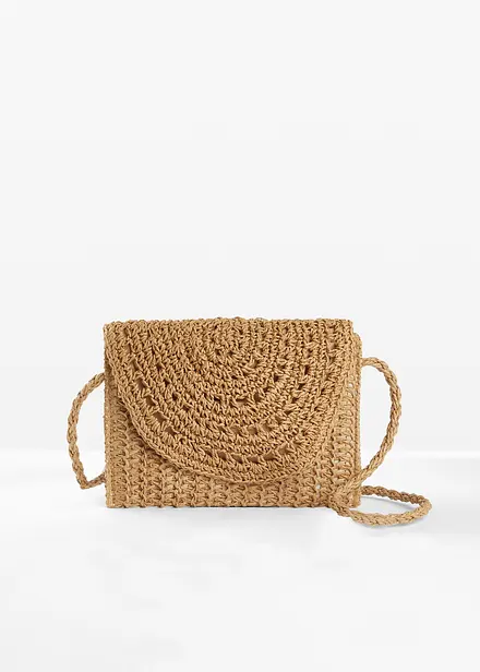 Borsa a tracolla in paglia