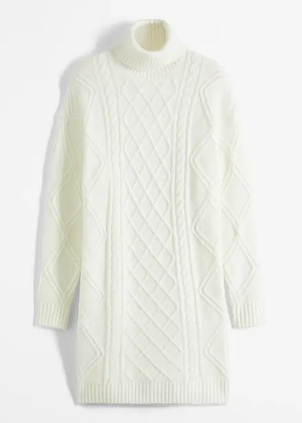 Abito in maglia a trecce