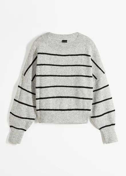 Maglione oversize a righe