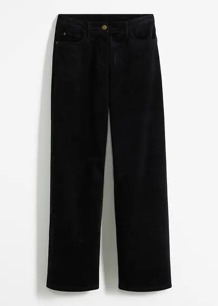 Pantaloni larghi di velluto a coste