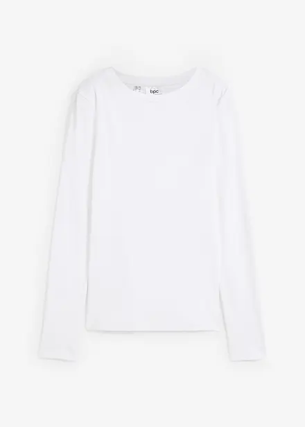 Maglia a maniche lunghe in puro cotone biologico