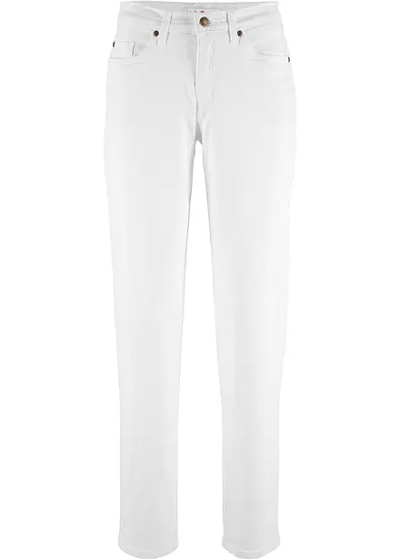 Mom jeans lunghi, vita media