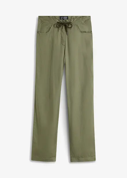 Pantaloni cargo leggeri in lyocell fluente