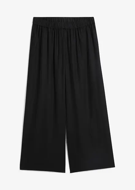 Pantaloni culotte in viscosa