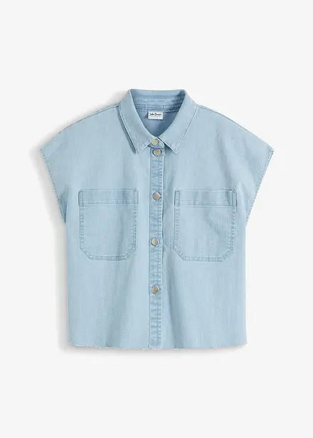 Camicia di jeans boxy cropped