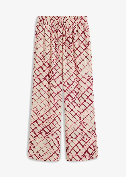 Pantaloni larghi con stampa