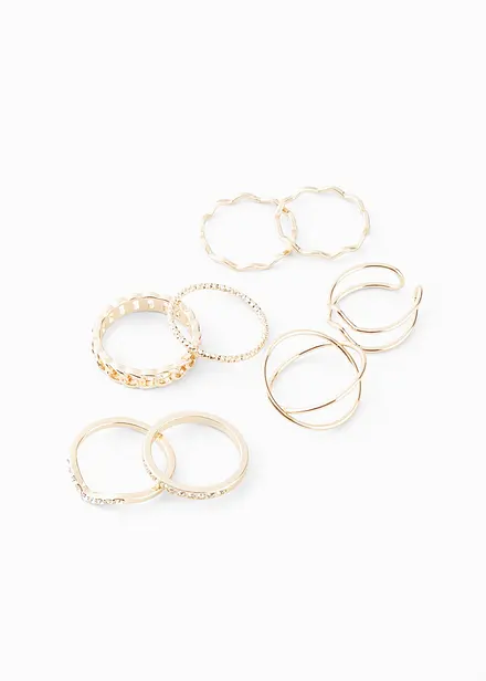 Set di anelli (pacco da 8)