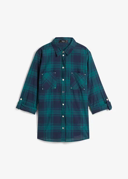 Camicia a quadri in puro cotone