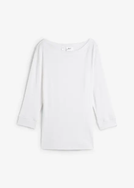 Maglia a maniche lunghe in puro cotone biologico