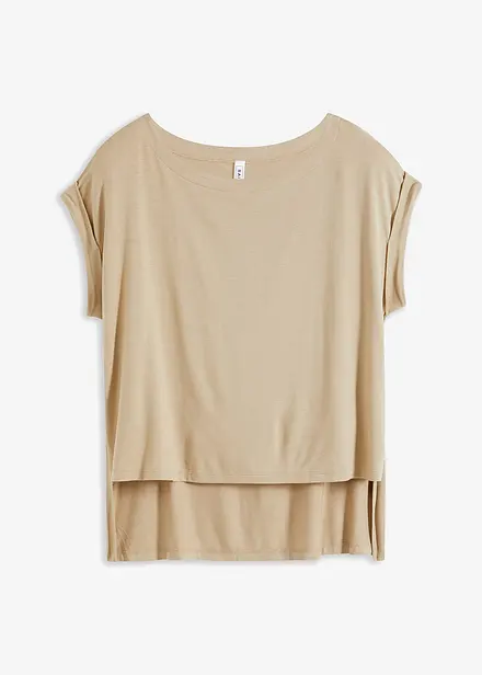 Maglia oversize in viscosa fluente