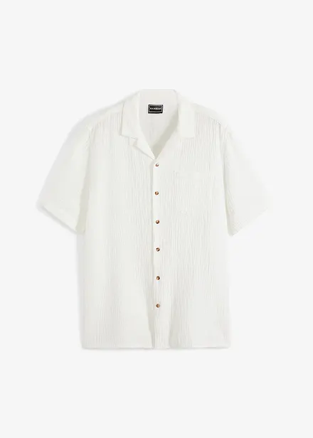 Camicia a maniche corte in mussola