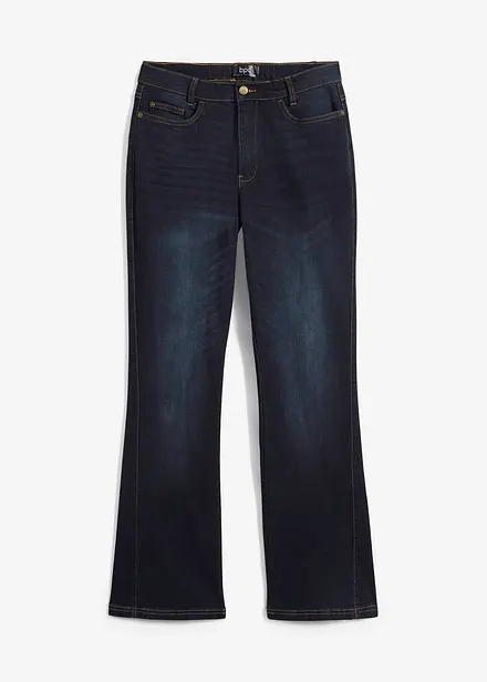 Jeans bootcut con bordo vita comodo, vita alta