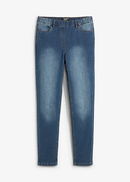 Jeggings con bordo vita comodo, vita media