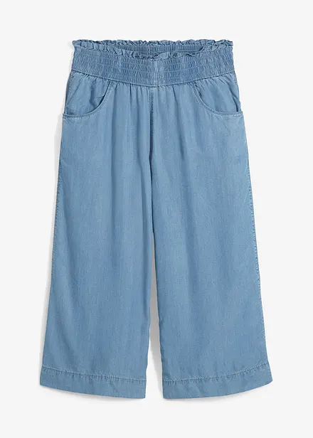Pantaloni culotte in lyocell