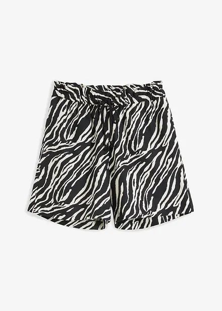 Shorts paper bag con cordoncino
