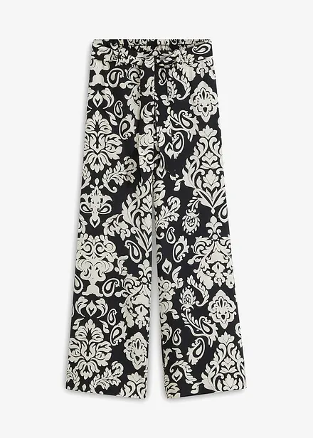 Pantaloni a palazzo con cinta comoda