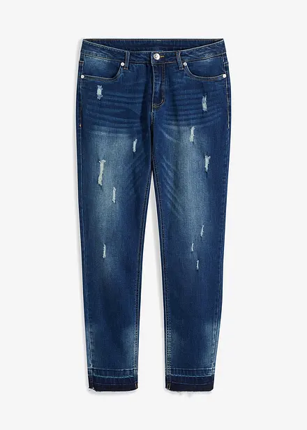 Jeans skinny cropped, vita bassa