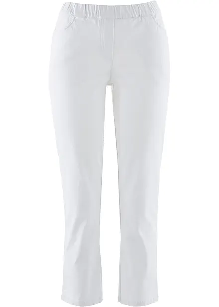 Pantaloni cropped elasticizzati