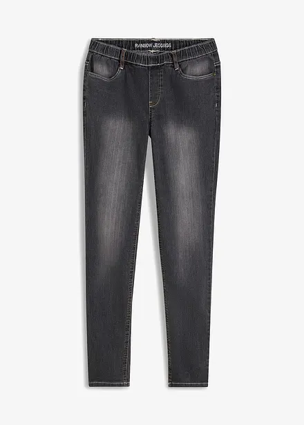 Jeggings skinny con cinta comoda, vita media