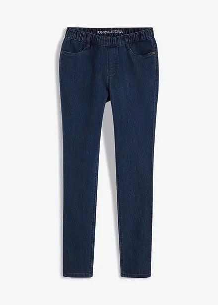 Jeggings skinny con cinta comoda, vita media