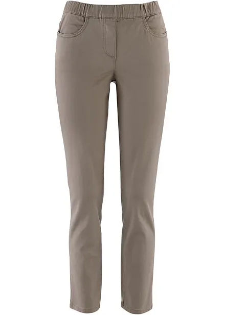 Pantaloni cropped elasticizzati
