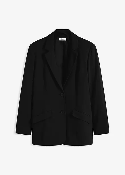 Blazer lungo in jersey di cotone
