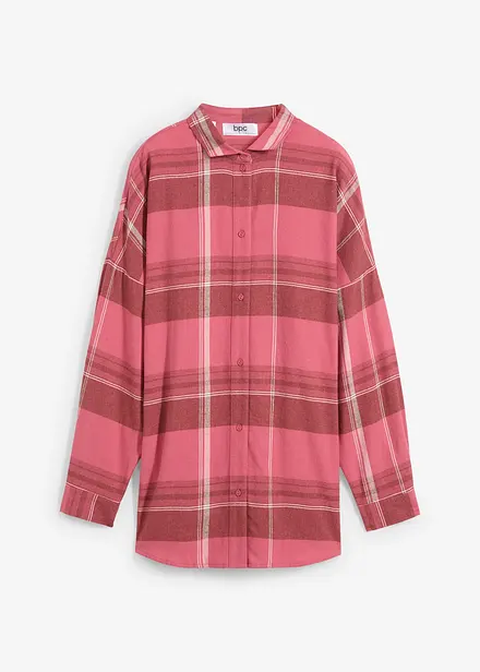 Camicia in flanella di puro cotone