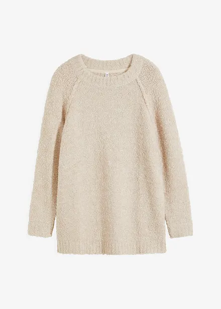 Maglione in filato teddy grosso