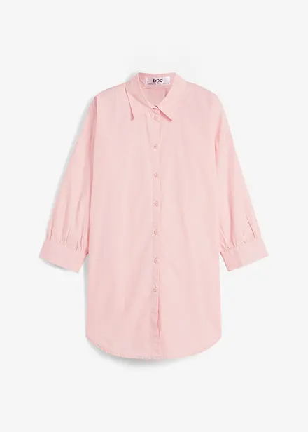 Camicetta oversize in cotone con maniche a 3/4