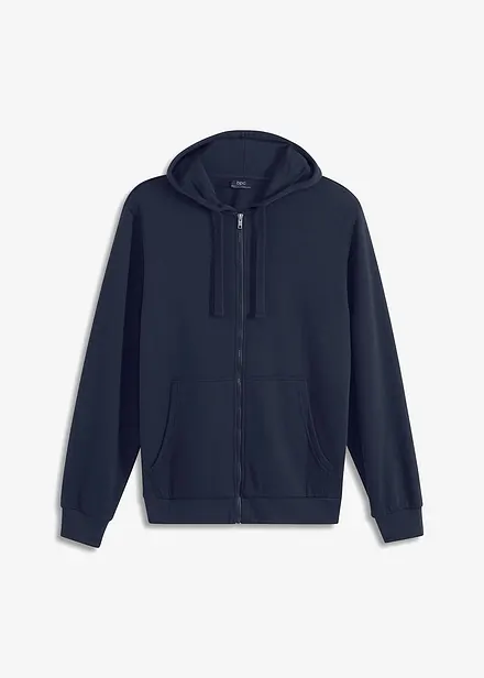 Felpa con zip e cappuccio