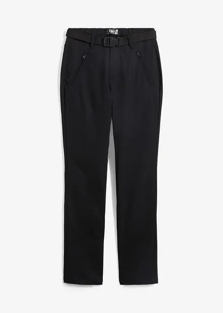 Pantaloni funzionali idrorepellenti in twill elasticizzato con cintura