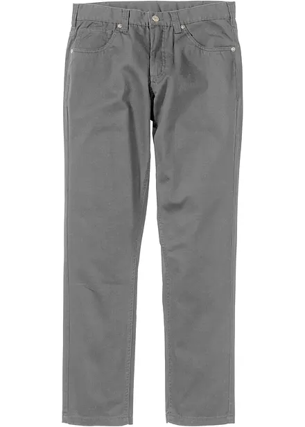 Pantaloni regular fit in twill di puro cotone, straight