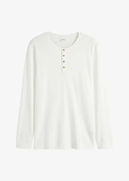 Maglia serafino a maniche lunghe