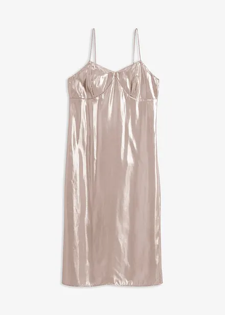 Abito in satin fine