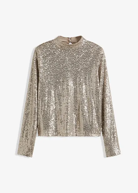 Blusa con paillettes