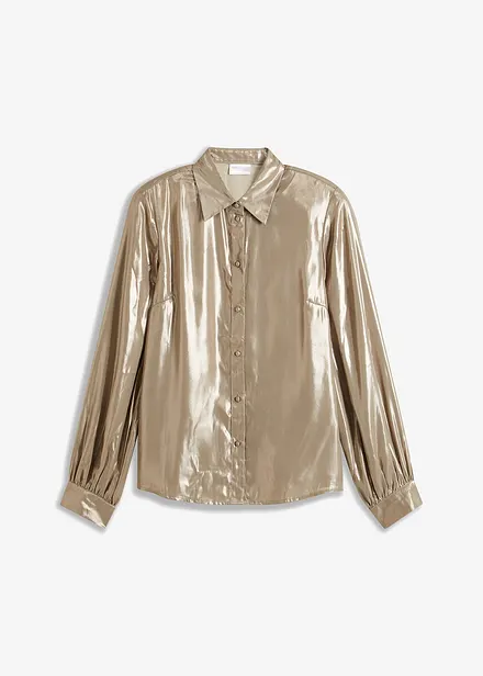 Camicetta in satin lucido